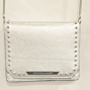 Rebecca Minkoff Silver Studded Crossbody Purse